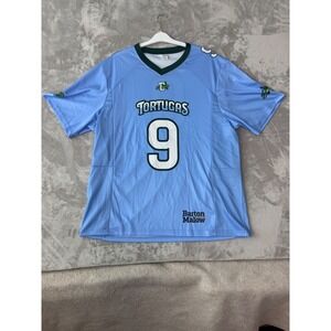 Success Brands Daytona Tortugas MiLB Baseball Jersey Blue Green Mens XXL #9